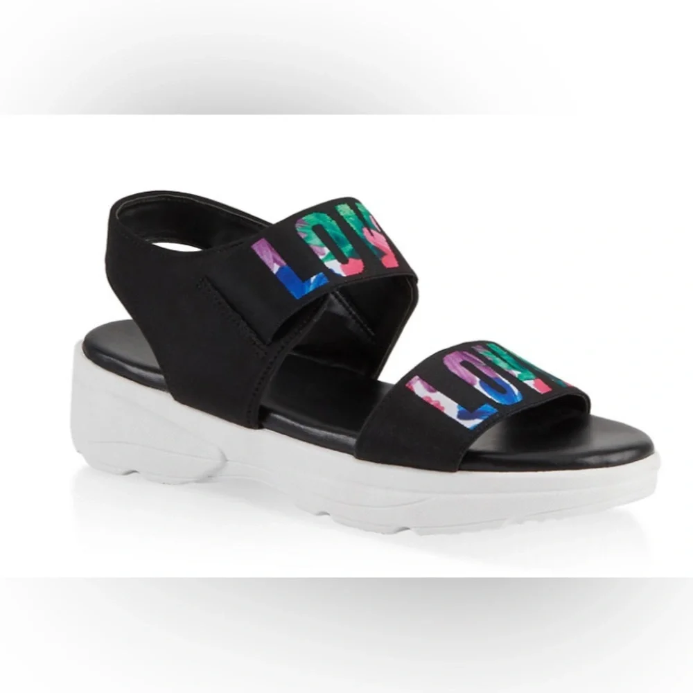 NIB SPORTY SANDALS MULTICOLOR - Picture 6 of 10